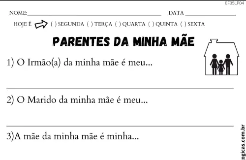 4º ano dia das mães